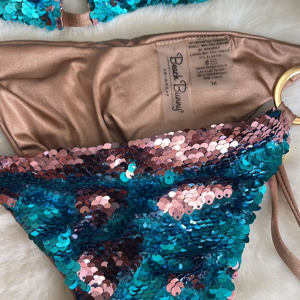 Beach Bunny Blue and Pink Bikini - Picture 2 of 13